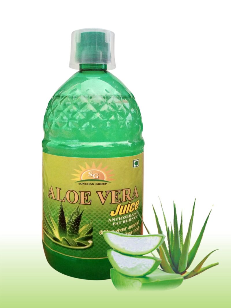 Sunchan Group Aloevera Juice Pure Oraganic Herbal Ghritkumari Gwarpatha Juice 1000 ML