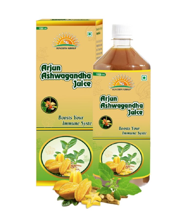 Arjun Ashwagandha Juice Pure Herbal Mix juice