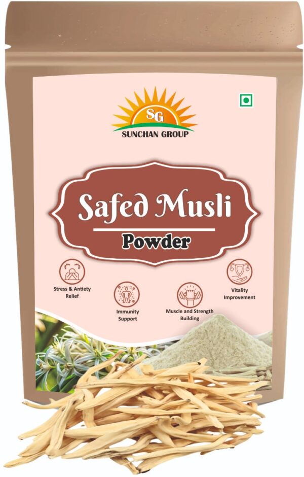 Safed Musli Powder/Chlorophytum Borivilianum Powder/White Musli Powder 100g  (100 g) x 1