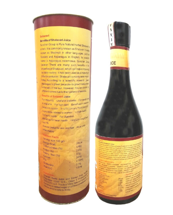Satavari Juice Pure Oarganic Herbal Juice 1000 ML - Image 3