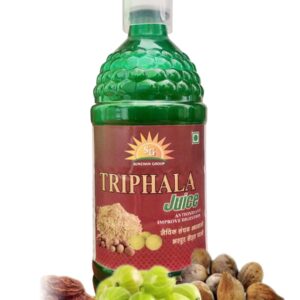 Triphala Juice 100% Ayurvedic Juice 1000 ML | Relieves Constipation & Improves Digestion Pure Organic Natural Herbal Mix