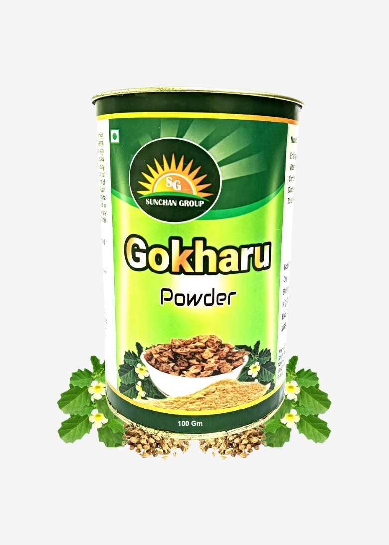 Sunchan Group Gokharu Powder / Gokshura / Gokhru / Tribulus terrestris Gokharu Powder 100 Gm Pack of 1