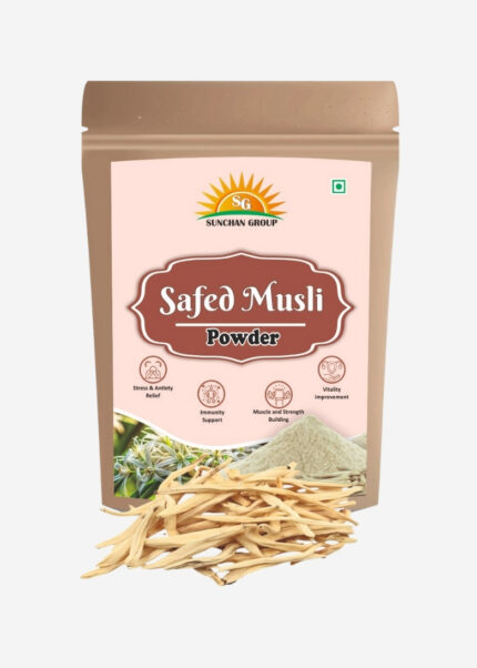 Sunchan Group 100% Natural Safed Musli Powder/Chlorophytum Borivilianum Powder/White Musli Powder 100g (100 g) x 1